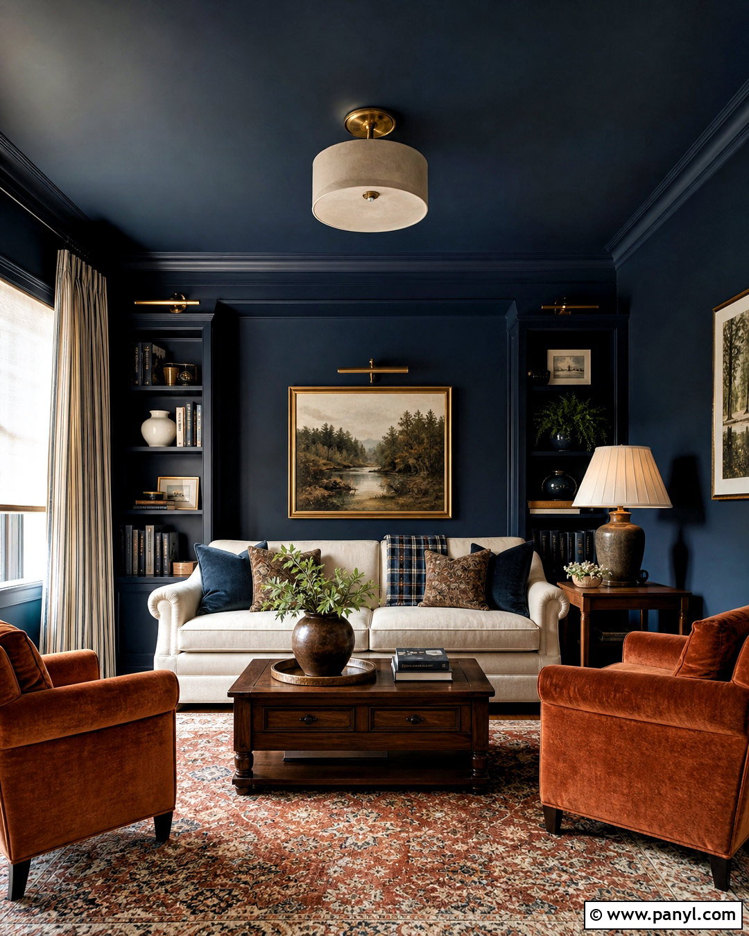 Navy Blue Snug Room - 20 snug room ideas