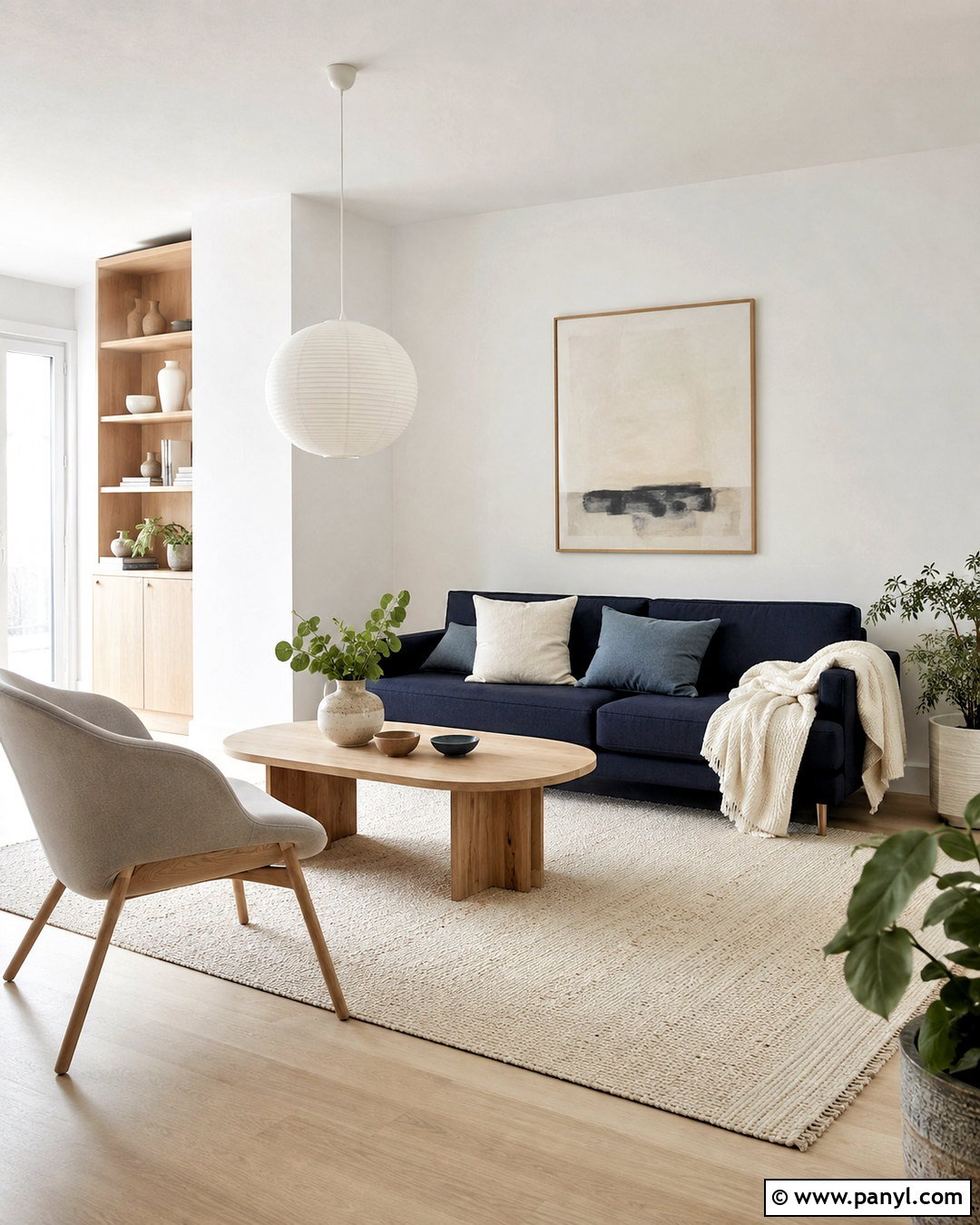 Navy Blue Sofa Scandinavian Living Room - 20 navy blue sofa living room ideas