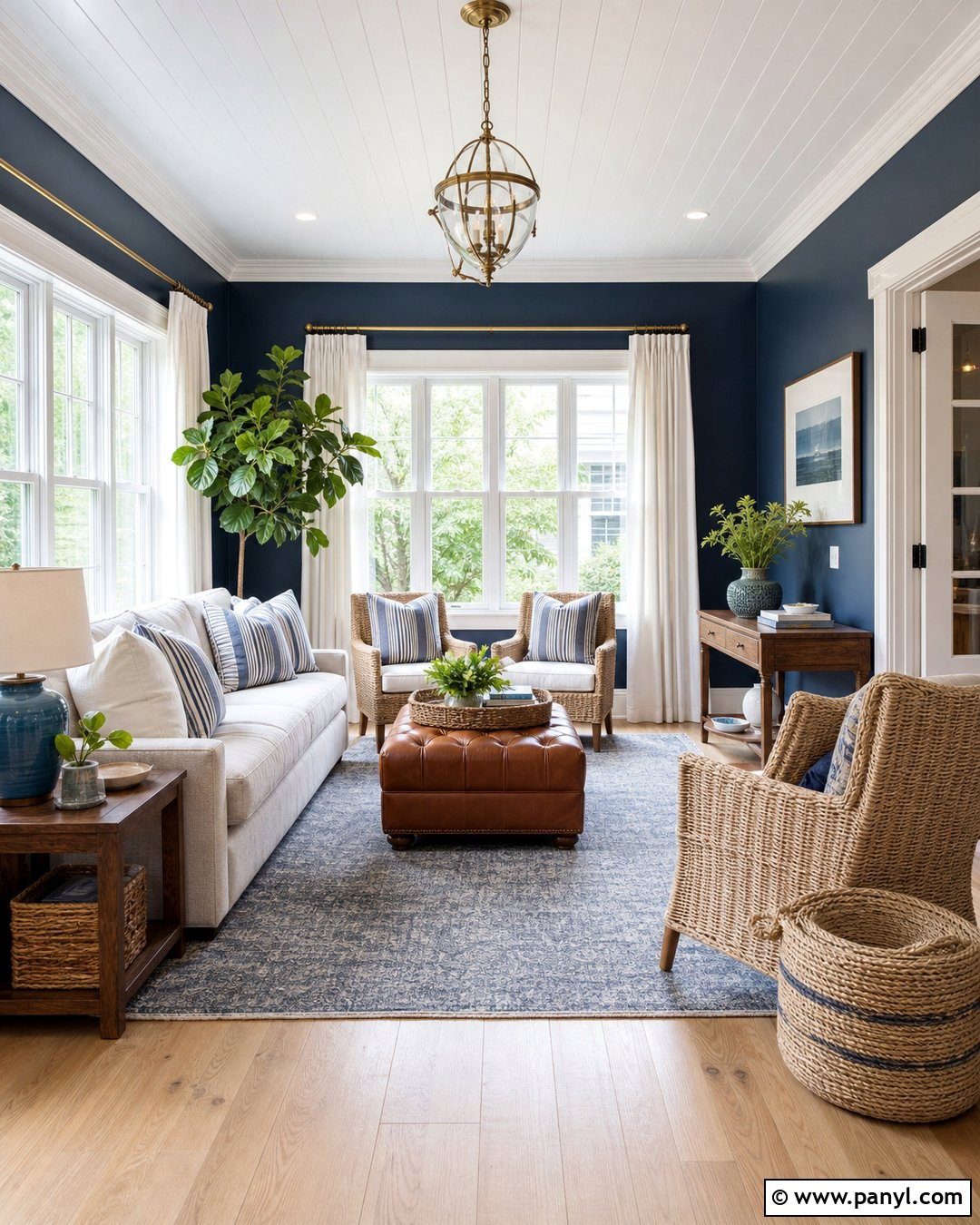 Navy Blue Sunroom Walls - 30 sunroom wall colors