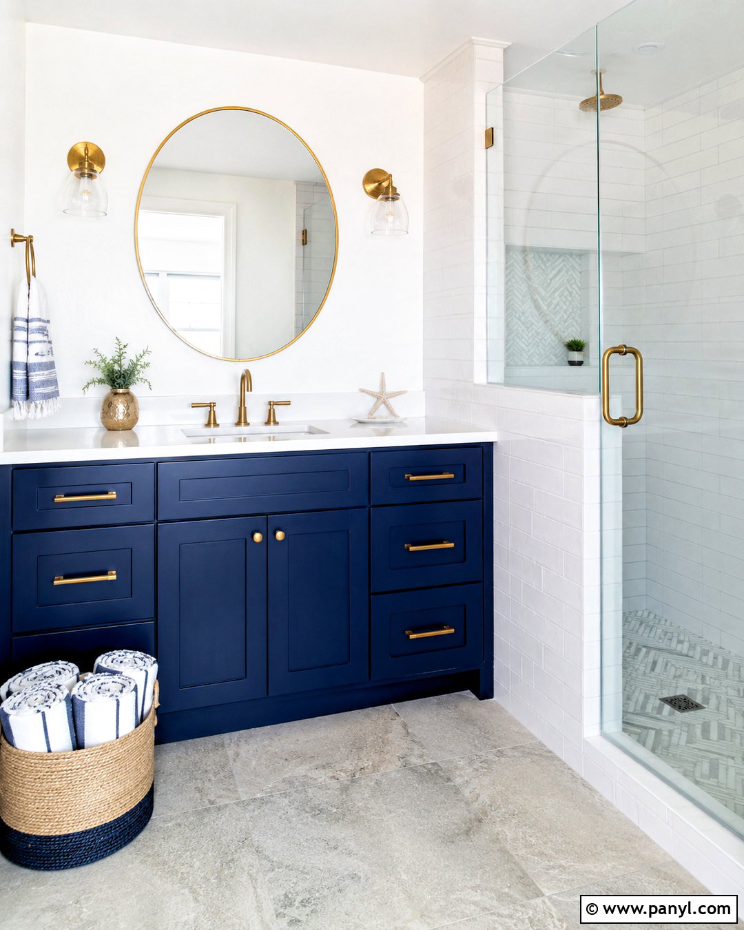 20 Coastal Blue Bathroom Ideas for a Serene Spa-Like Escape