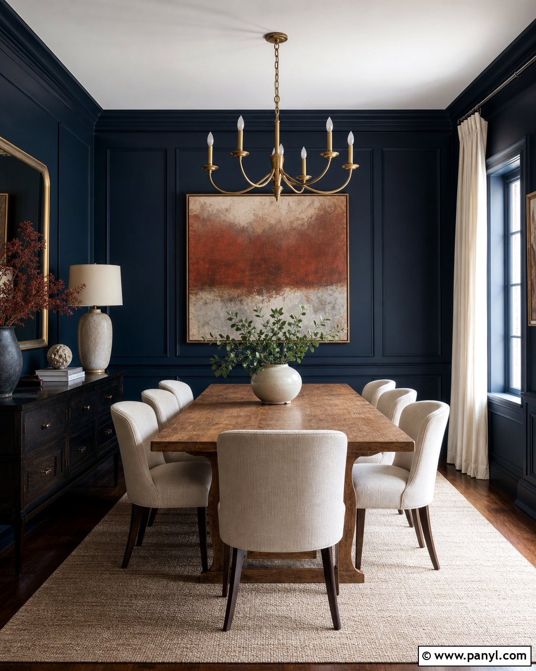 Navy Blue Wall Color - 35 home wall color ideas