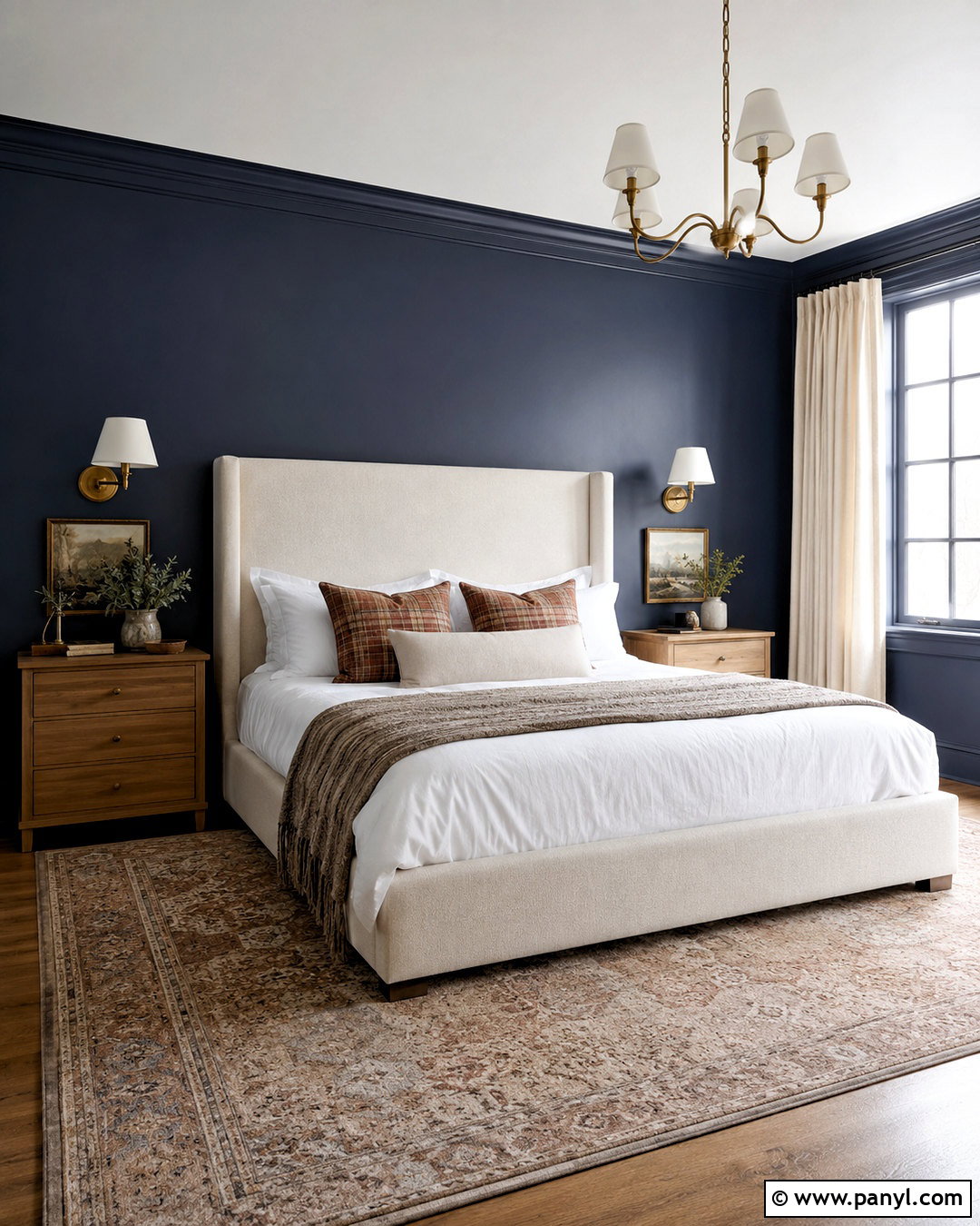 Navy Blue Wall Color - 40 Aesthetic Wall Colour Ideas