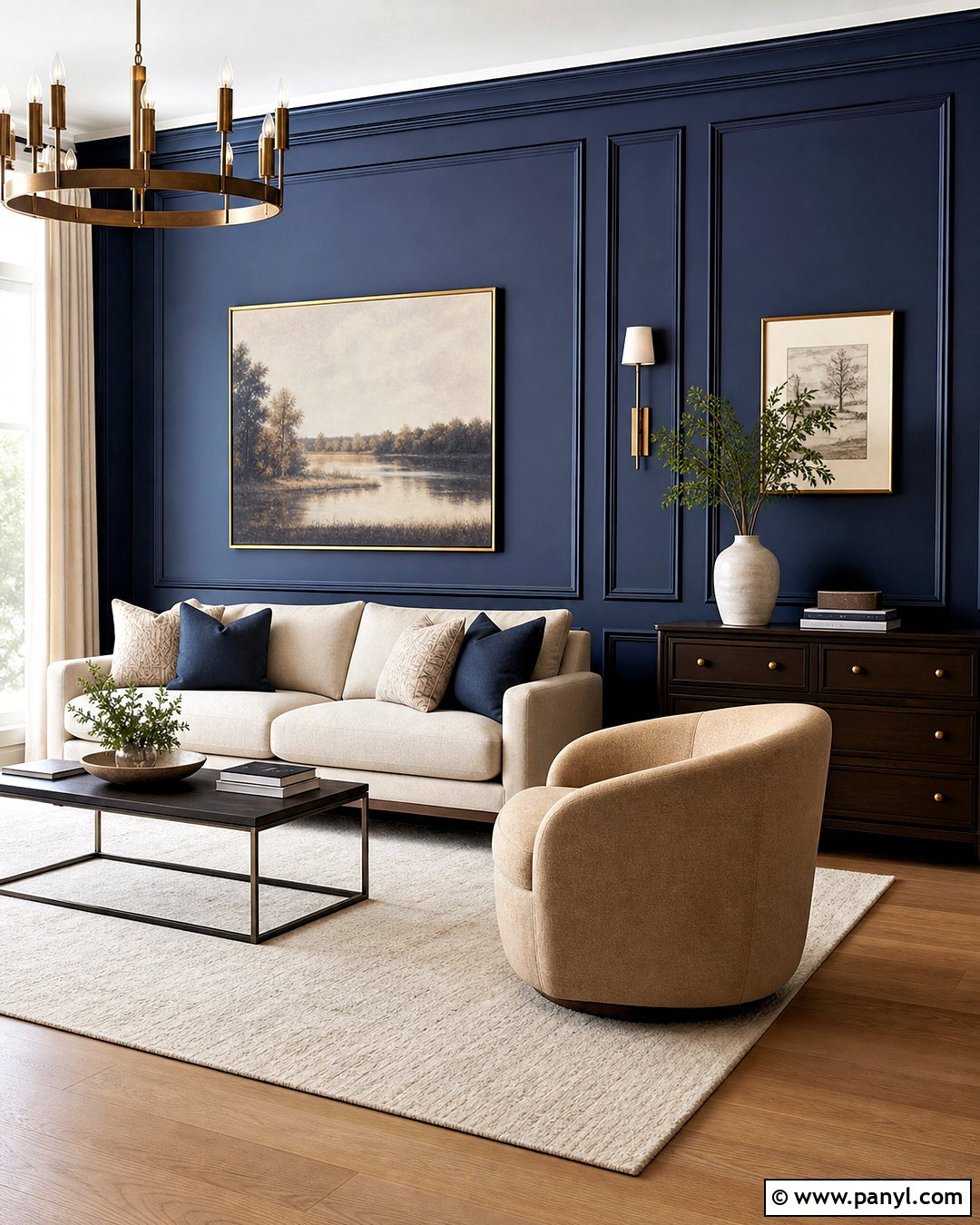 20 Navy Blue Wall Paint Ideas for Bold, Timeless Interiors