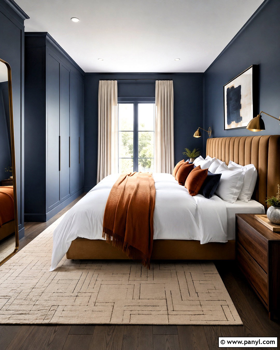 Navy Blue Wardrobe And Wall - 20 Wardrobe And Wall Same Colour Ideas