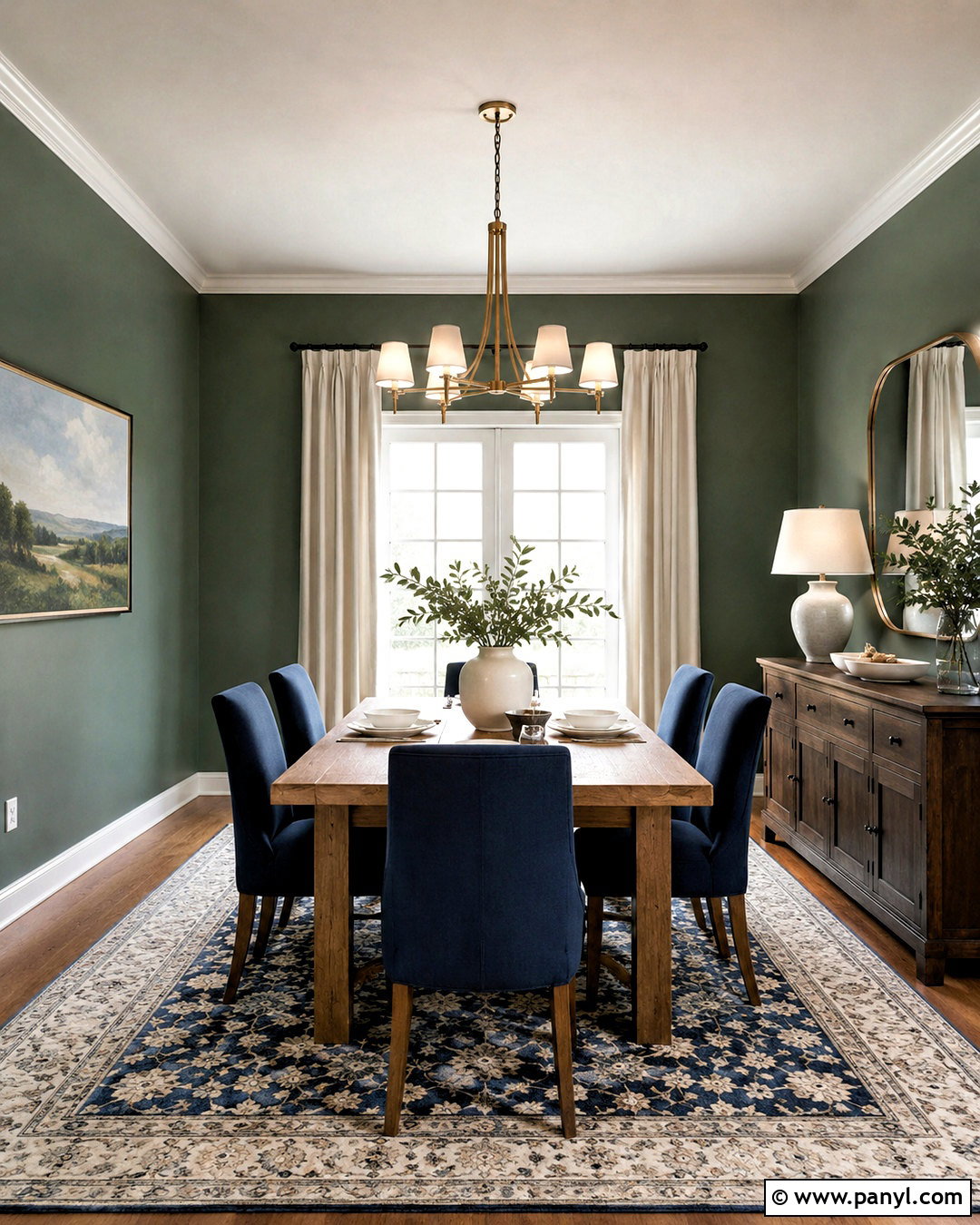 20 What Colour Goes With Green Walls for a Naturally Stylish Home