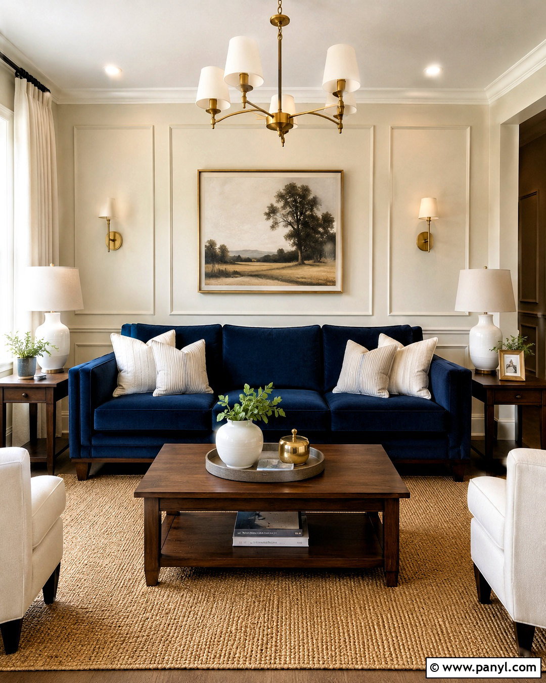 Navy Blue With Magnolia Walls - 20 What Colour Goes With Magnolia Walls
