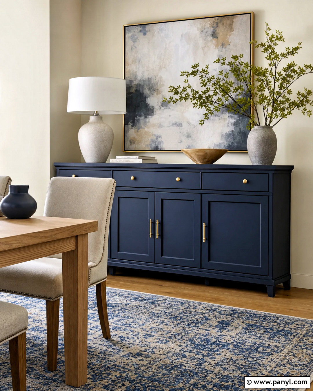Navy Kitchen Sideboard - 20 kitchen sideboard ideas