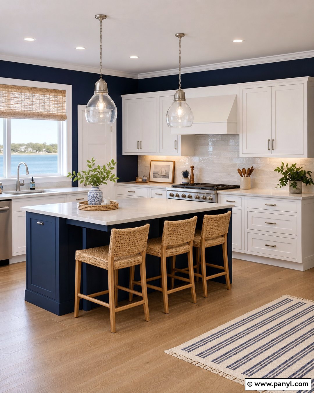 30 Navy Kitchen Walls: Ideas for a Bold, Timeless Space
