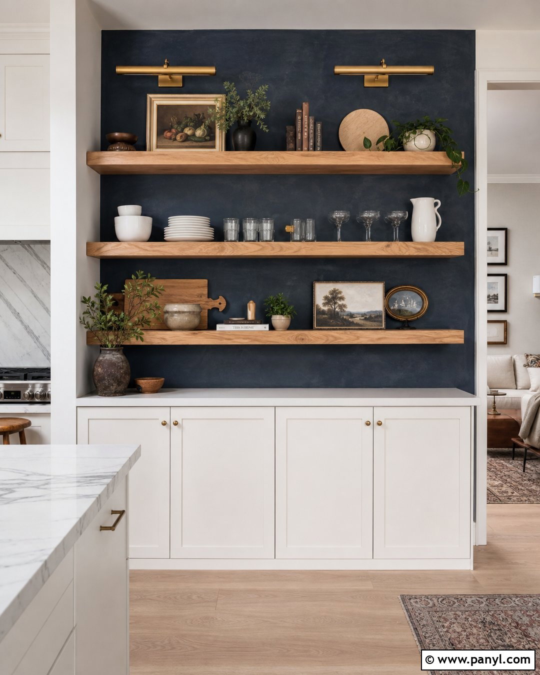 25 Navy Limewash Walls for Rich, Dramatic Contemporary Rooms