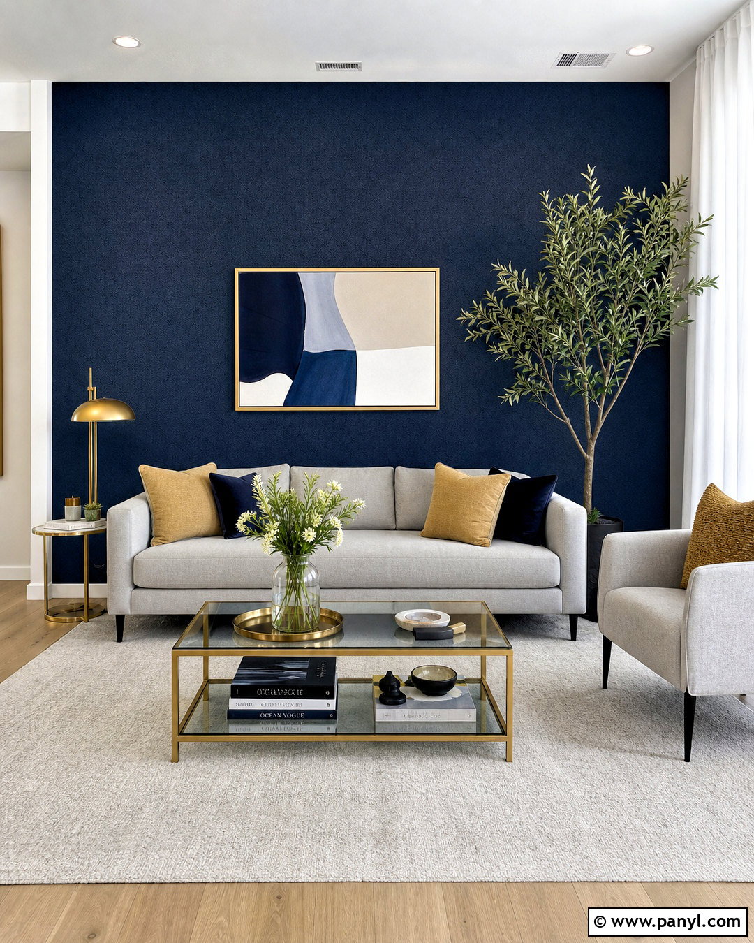 Navy Metallic Royale Play Hall - 20 royal play asian paints design for hall ideas