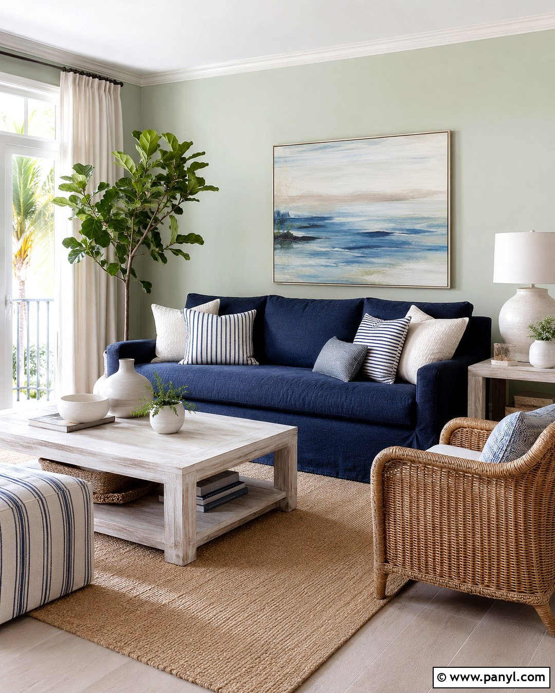 Navy Sofa Sage Green Walls Coastal Decor - 20 Navy Sofa Sage Green Walls