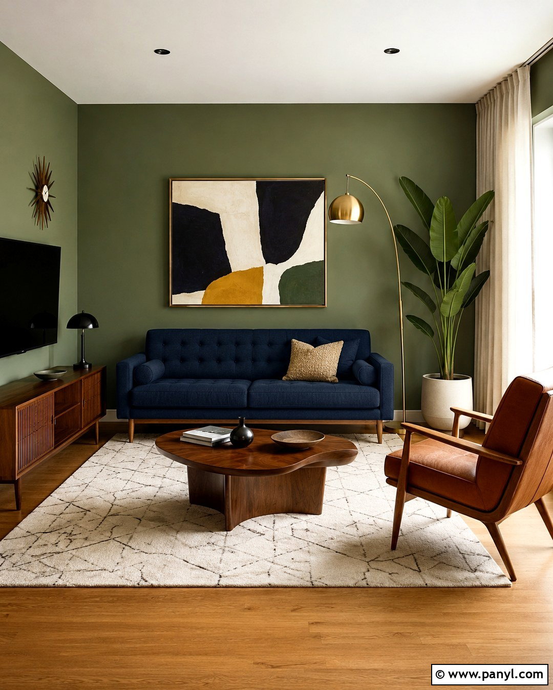 Navy Sofa Sage Green Walls Mid-Century - 20 Navy Sofa Sage Green Walls