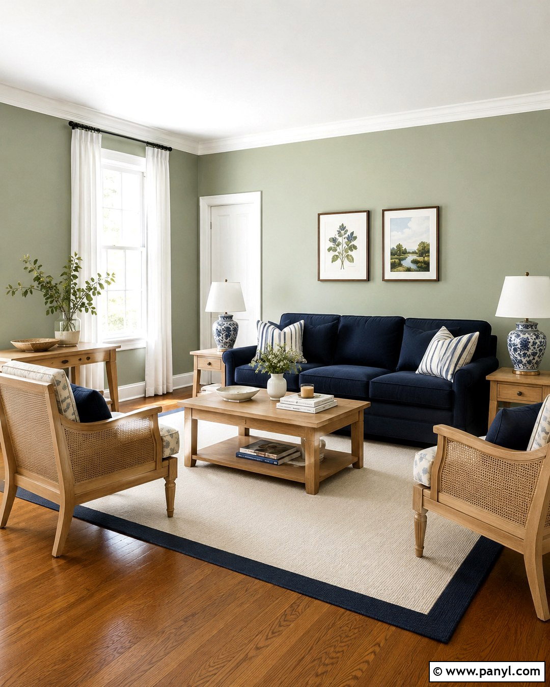 Navy Sofa Sage Green Walls White Trim - 20 Navy Sofa Sage Green Walls