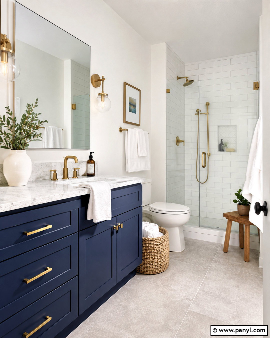 20 Navy Bathroom Ideas for a Calm, Sophisticated Spa Retreat