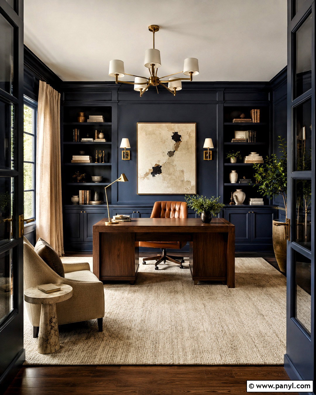 Navy Walls With Dark Wood Furniture - 20 What Color Walls Go With Dark Wood Furniture Ideas