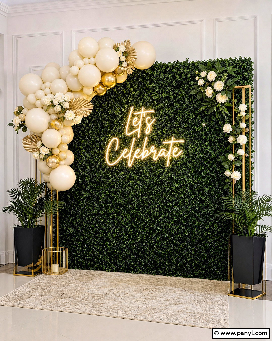 Neon Event Photo Wall - 20 event photo wall ideas