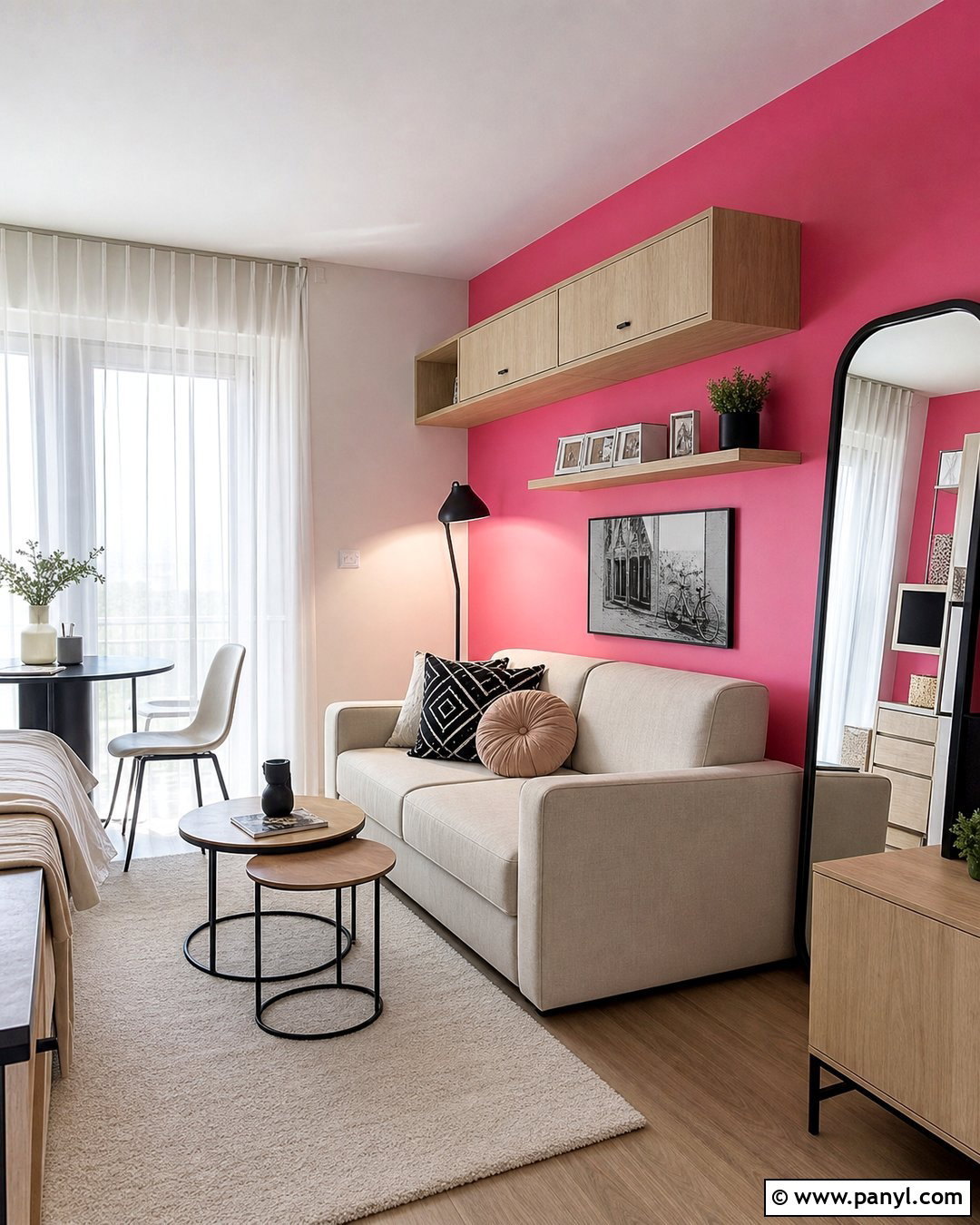 Neon Pink Accent Wall Small Apartment - 20 Neon Pink Accent Wall Ideas
