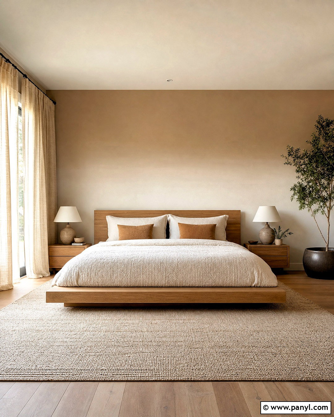 Neutral Beige Gradient Wall - 20 gradient wall ideas