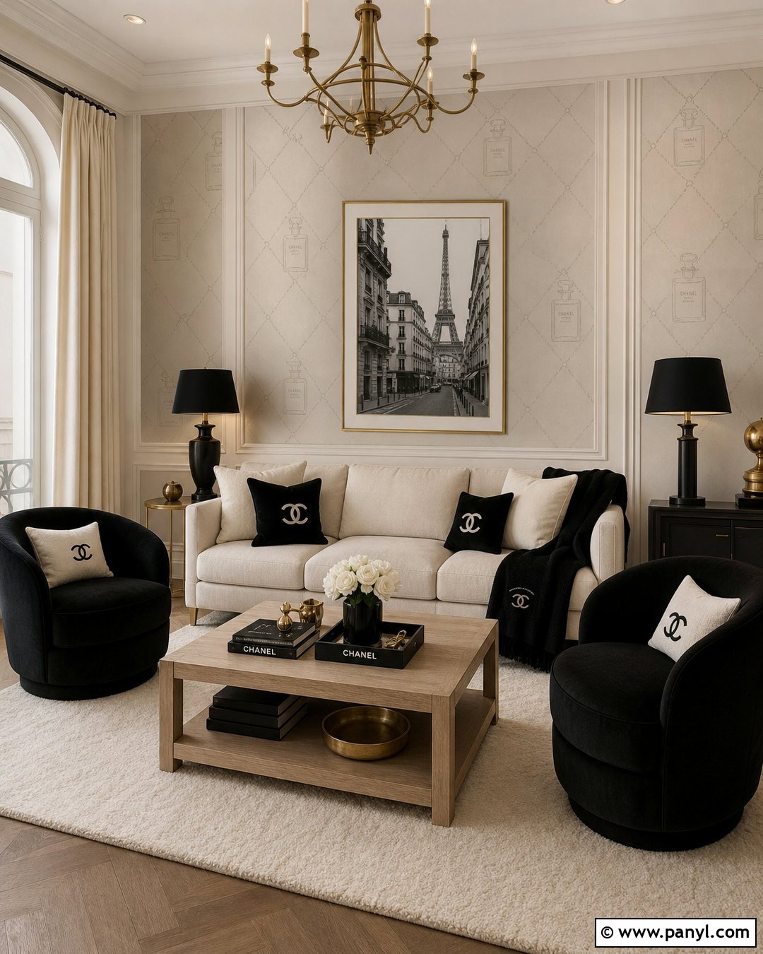 Neutral Chanel Wallpaper Living Room - 35 chanel wallpaper vintage ideas
