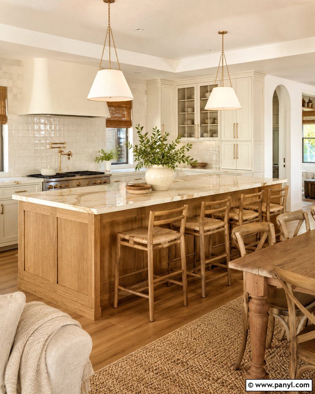 Neutral Coastal Kitchen - 20 coastal beach house interiors