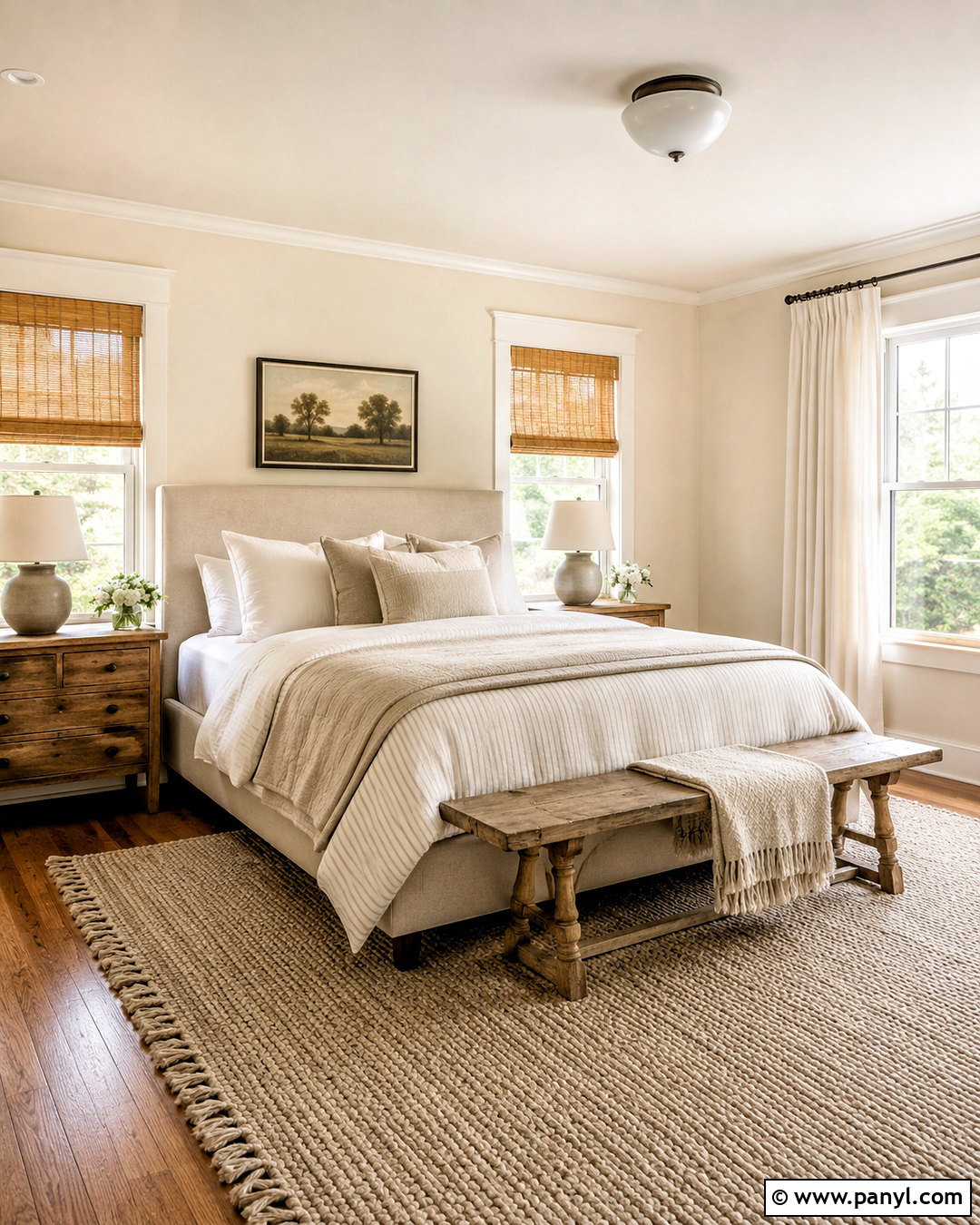 Neutral Cottage Bedroom - 20 cottage bedroom ideas