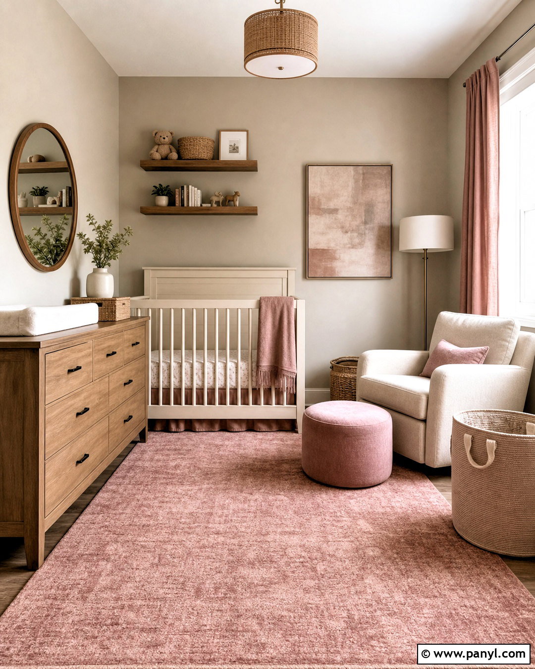 Neutral Dusty Rose Nursery - 20 dusty rose nursery ideas