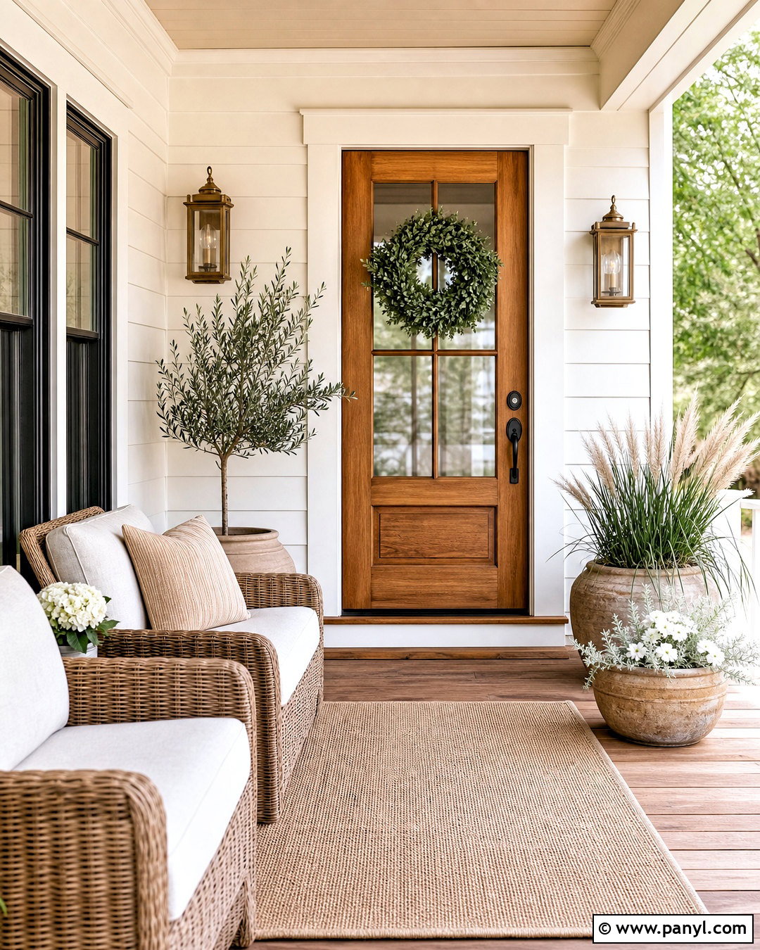 Neutral Front Porch Decor - 20 front porch decorating ideas