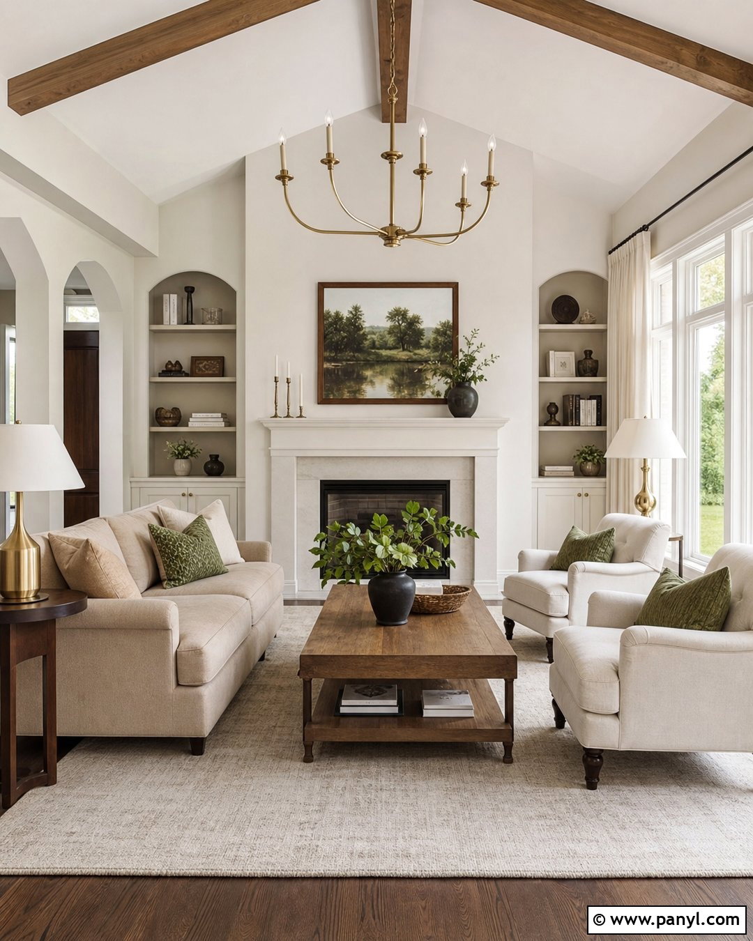Neutral Ground Living Room With White Trim - 30 Neutral Ground Sherwin Williams Walls