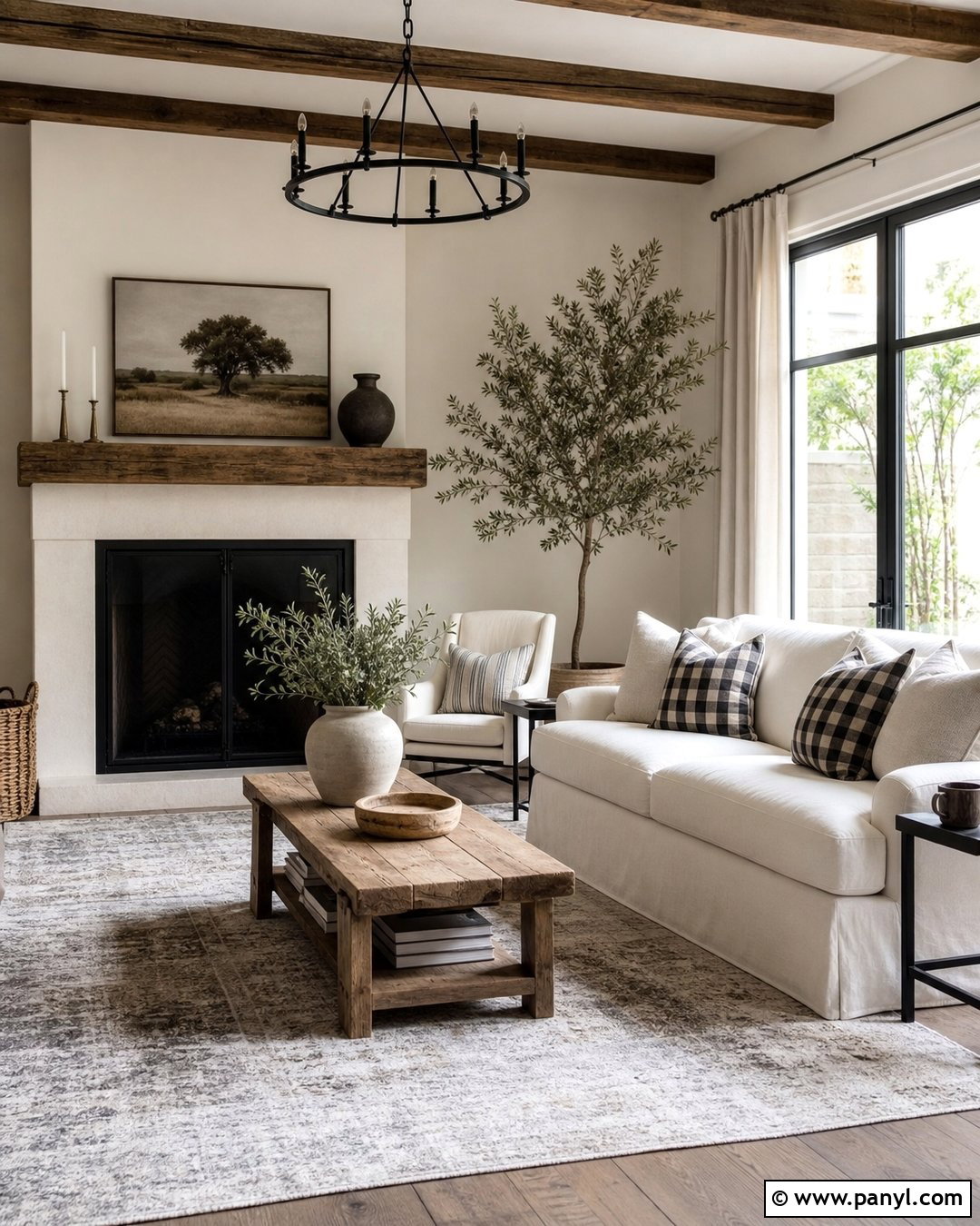 Neutral Ground Modern Farmhouse Living Room - 30 Neutral Ground Sherwin Williams Walls