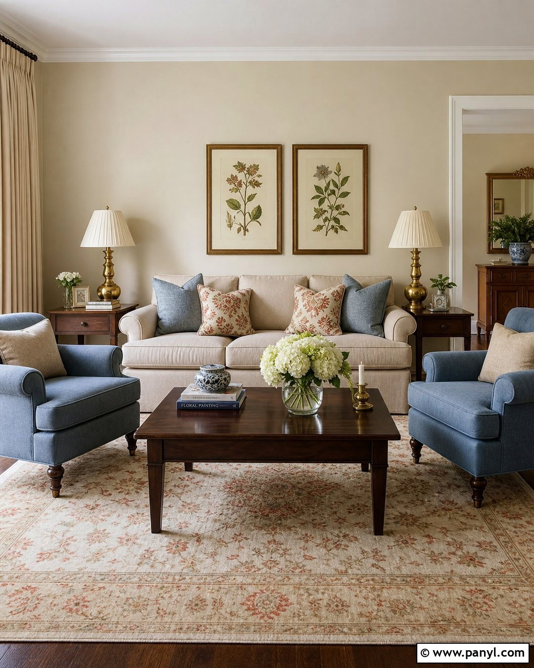 Neutral Ground Traditional Living Room - 30 Neutral Ground Sherwin Williams Walls
