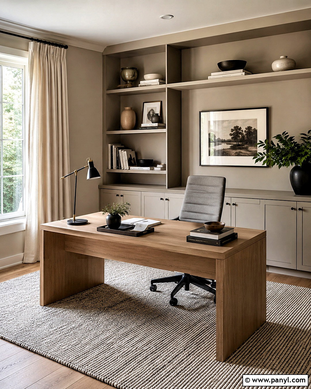 Neutral Home Office - 20 neutral home ideas
