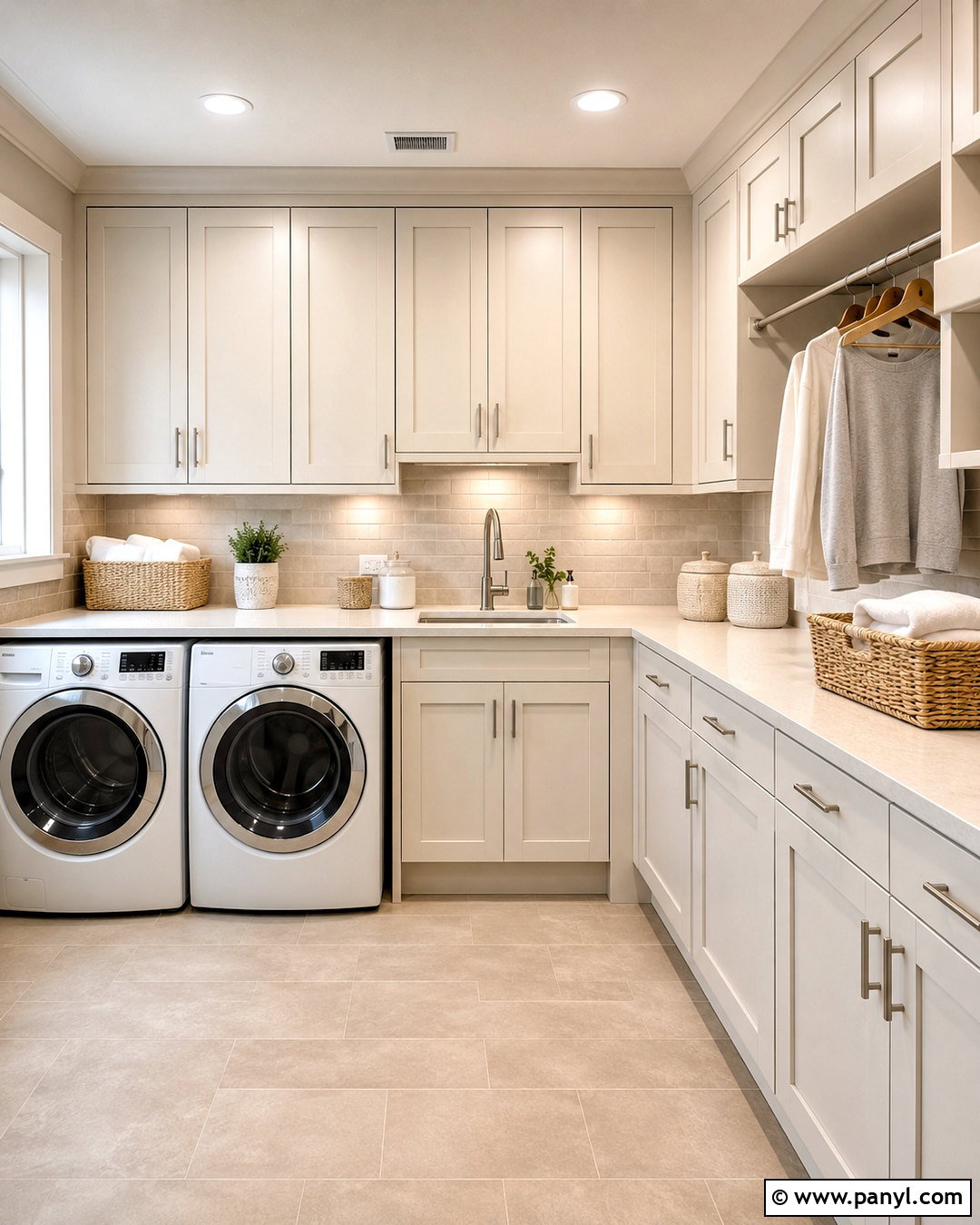 Neutral Laundry Room - 20 neutral home ideas