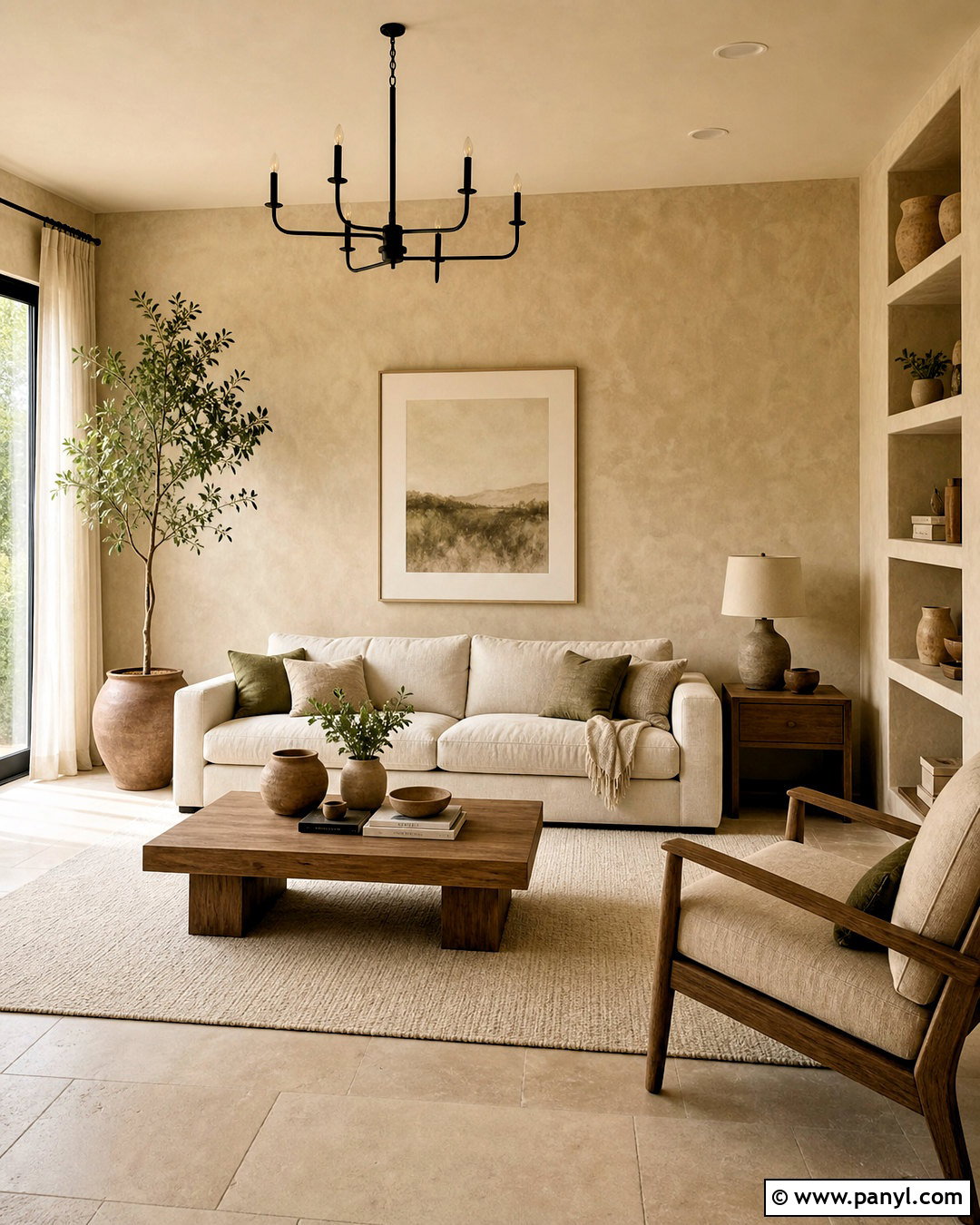 Neutral Limewash Wall Painting - 20 unique wall painting ideas