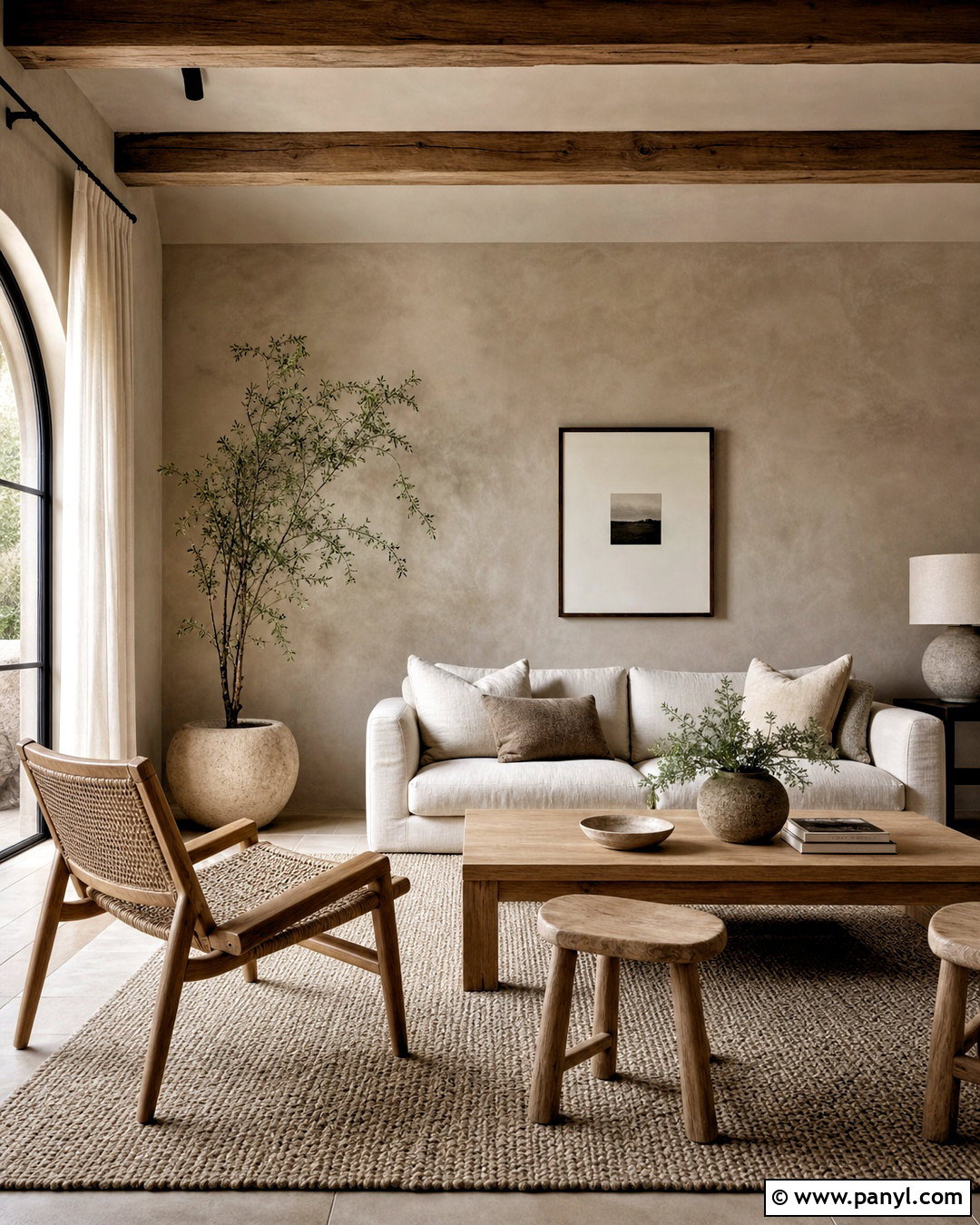 Neutral Limewash Wall Painting - 20 room wall painting ideas aesthetic ideas