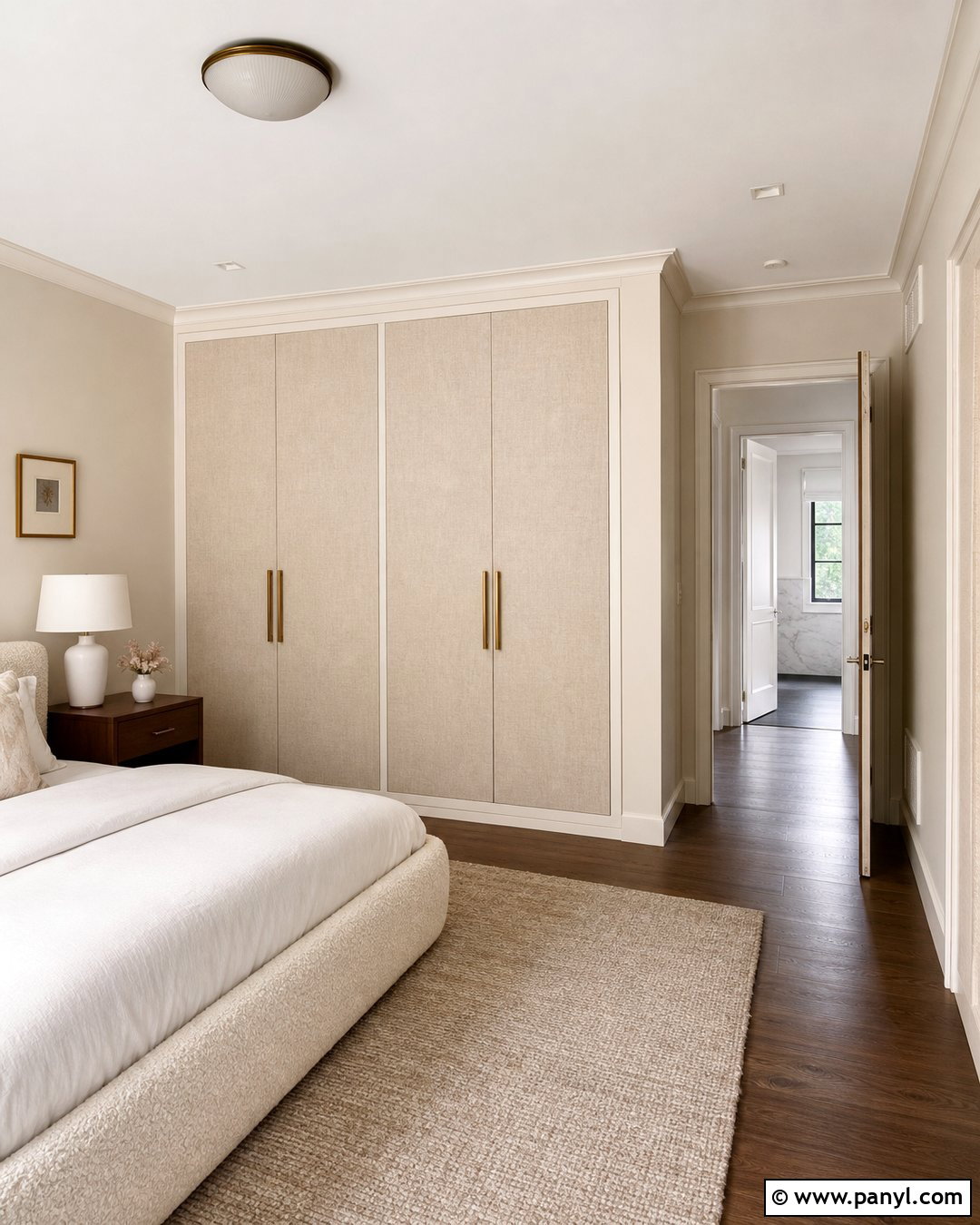 Neutral Linen Wardrobe Wallpaper - 40 Wardrobe Wallpaper Ideas