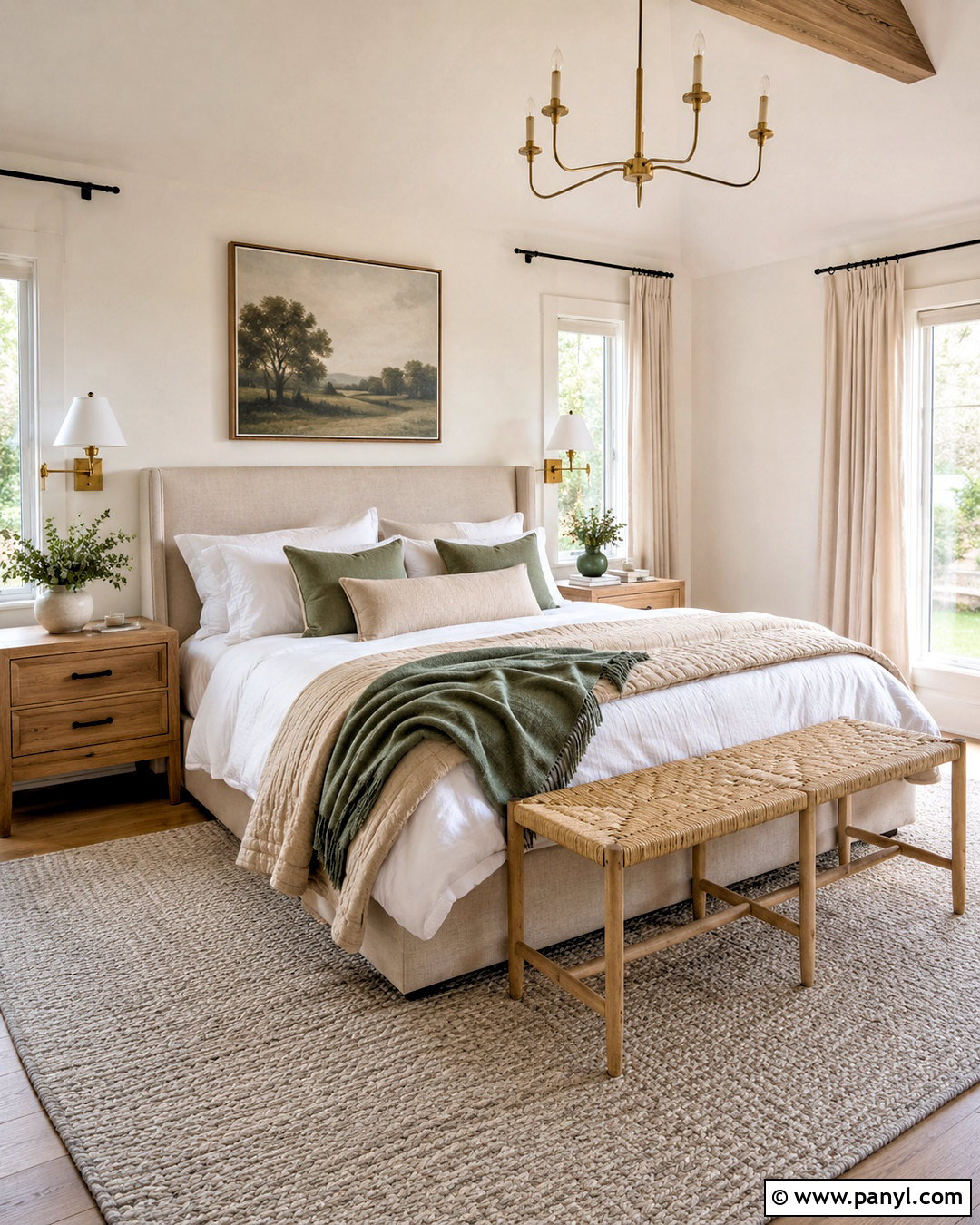 Neutral Modern Cottage Bedroom - 20 modern cottage bedroom ideas