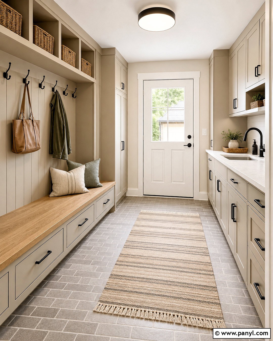 Neutral Mudroom - 20 neutral home ideas