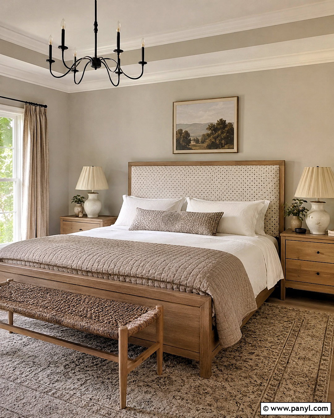 Neutral Polka Dot Bedroom - 20 polka dot pattern design ideas
