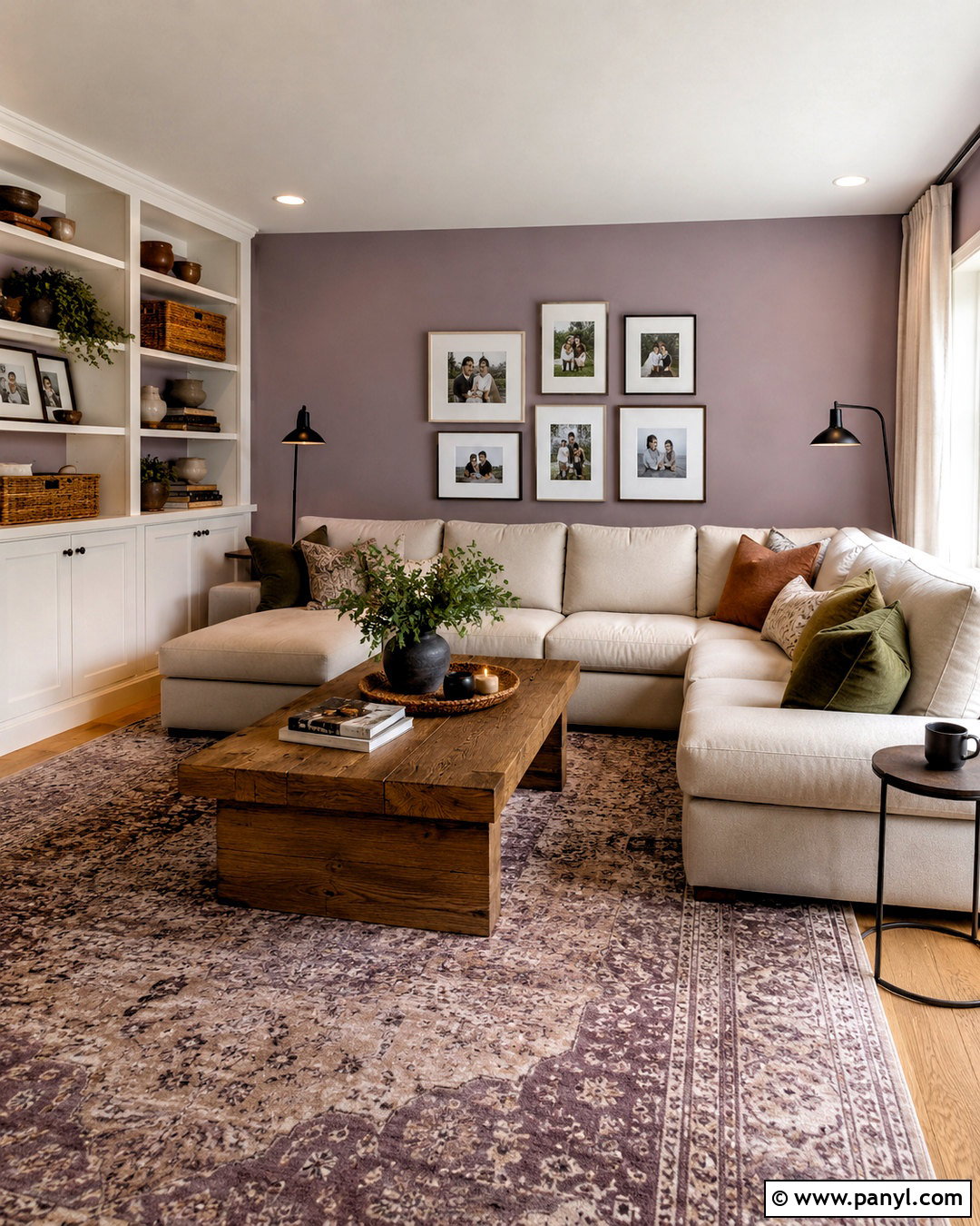 Neutral Purple Family Room Walls - 20 neutral purple wall paint ideas