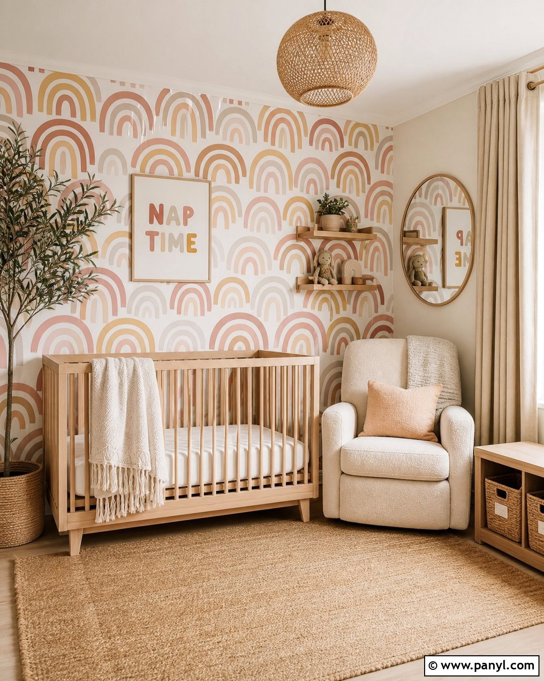 Neutral Rainbow Nap Time Wallpaper - 20 Nap Time Wallpaper Ideas