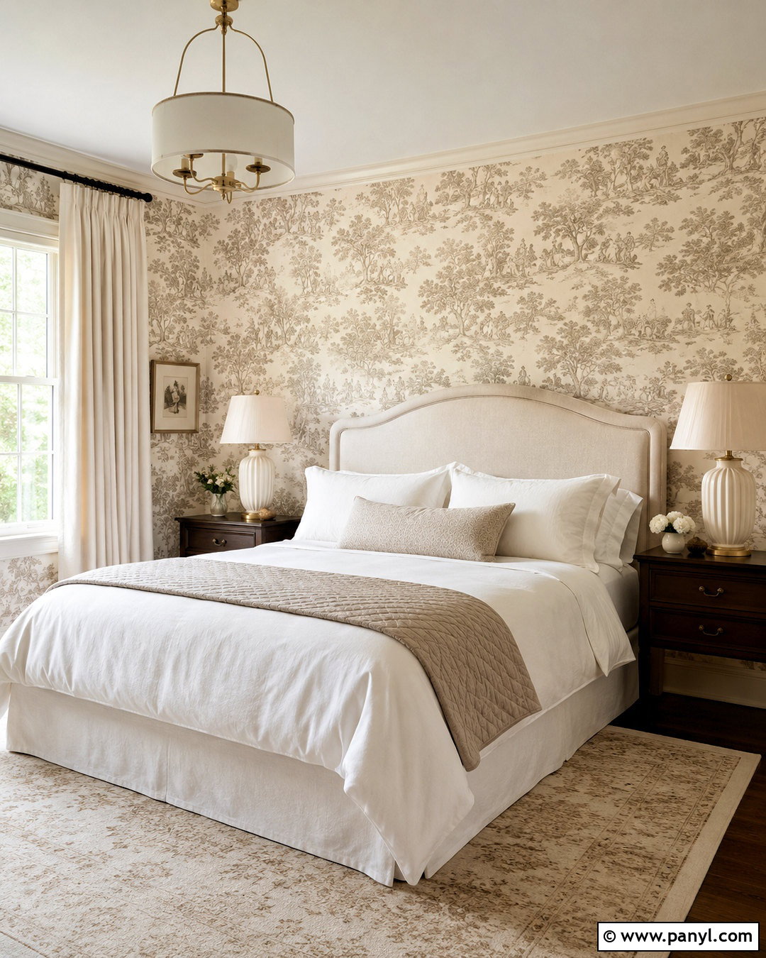 Neutral Toile Wallpaper - 20 cute neutral wallpapers