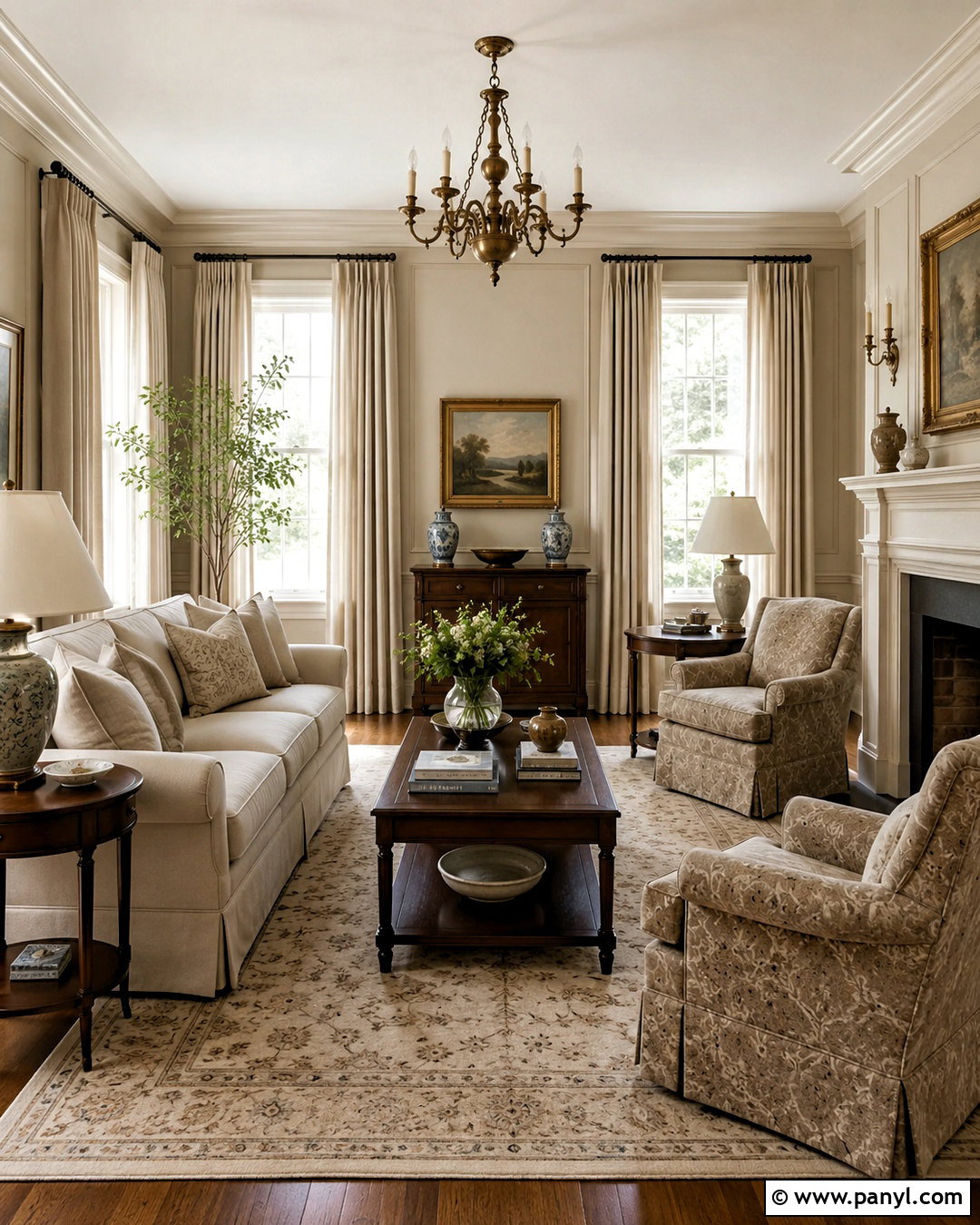 Neutral Traditional Living Room - 20 neutral home ideas