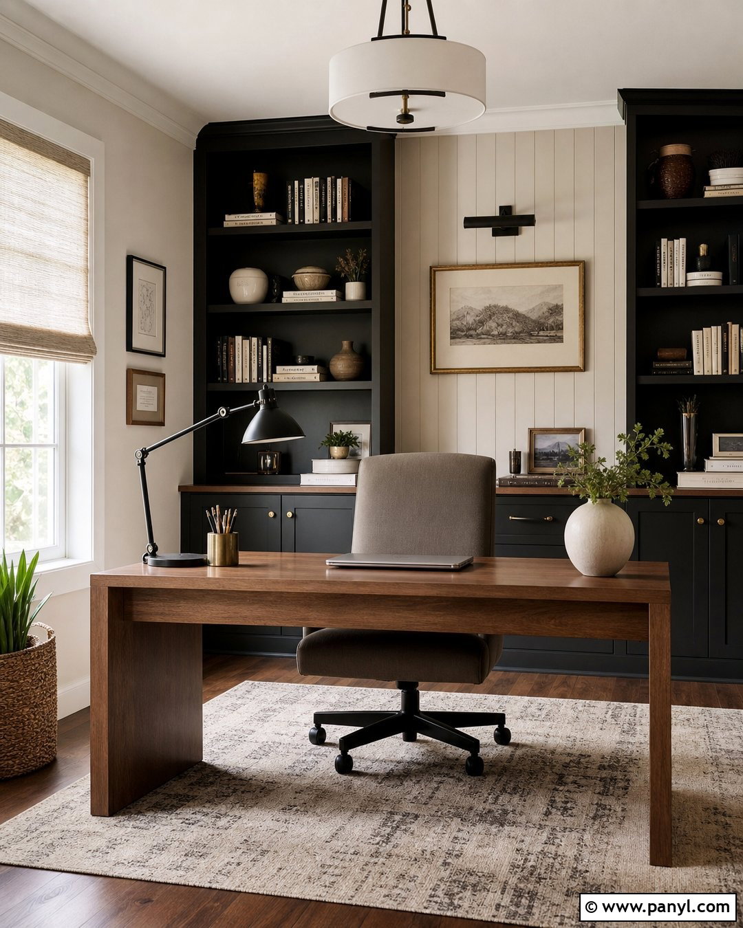 Neutral Walls With Oak Paneling - 30 neutral walls