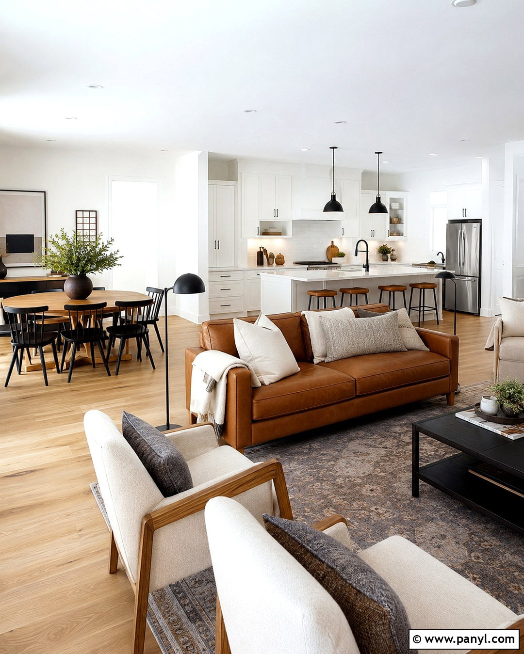 Neutral White Wall Paint Open Floor Plan - 20 Types Of White Wall Paint Ideas