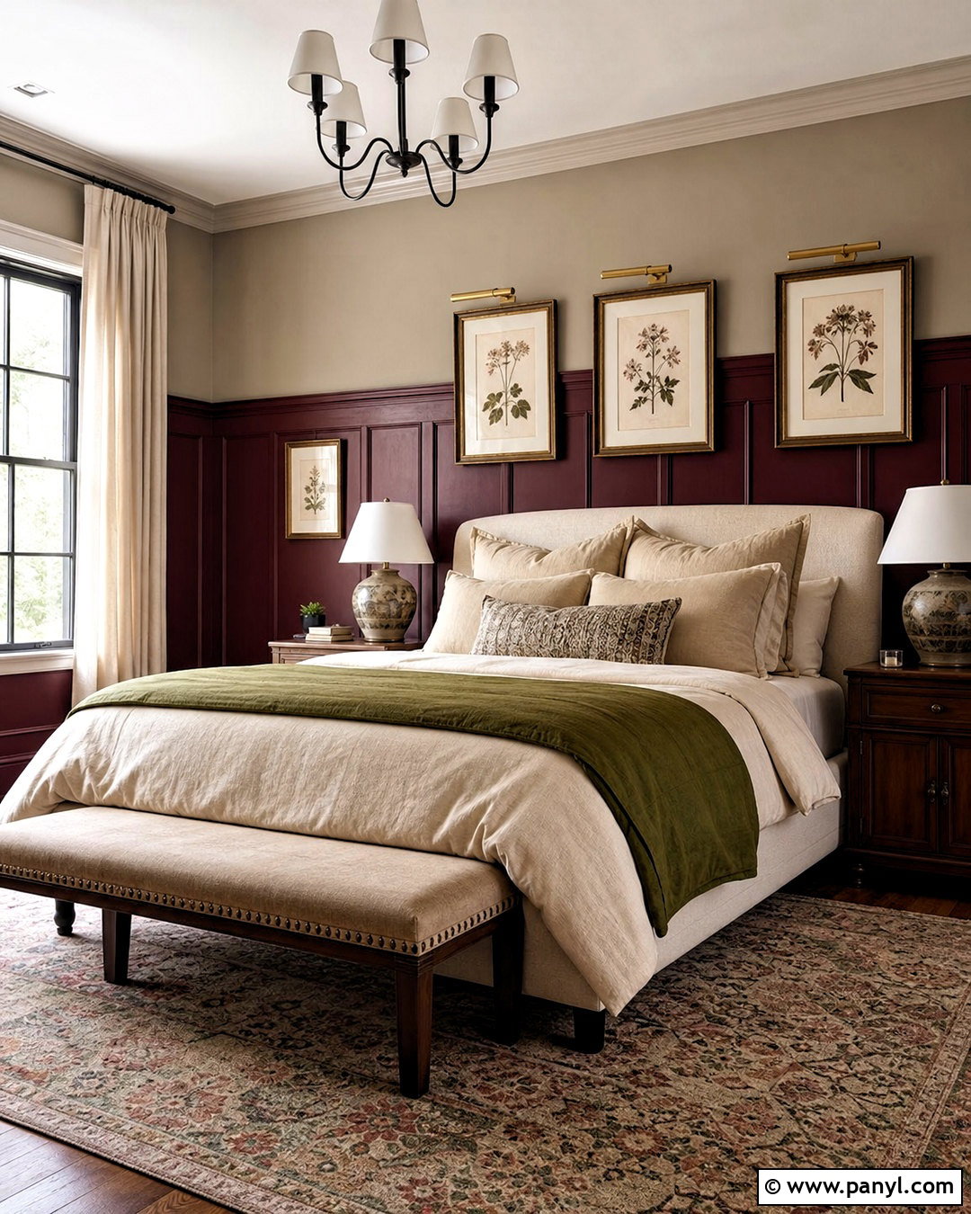 New London Burgundy Paint - 20 dark red paint colors