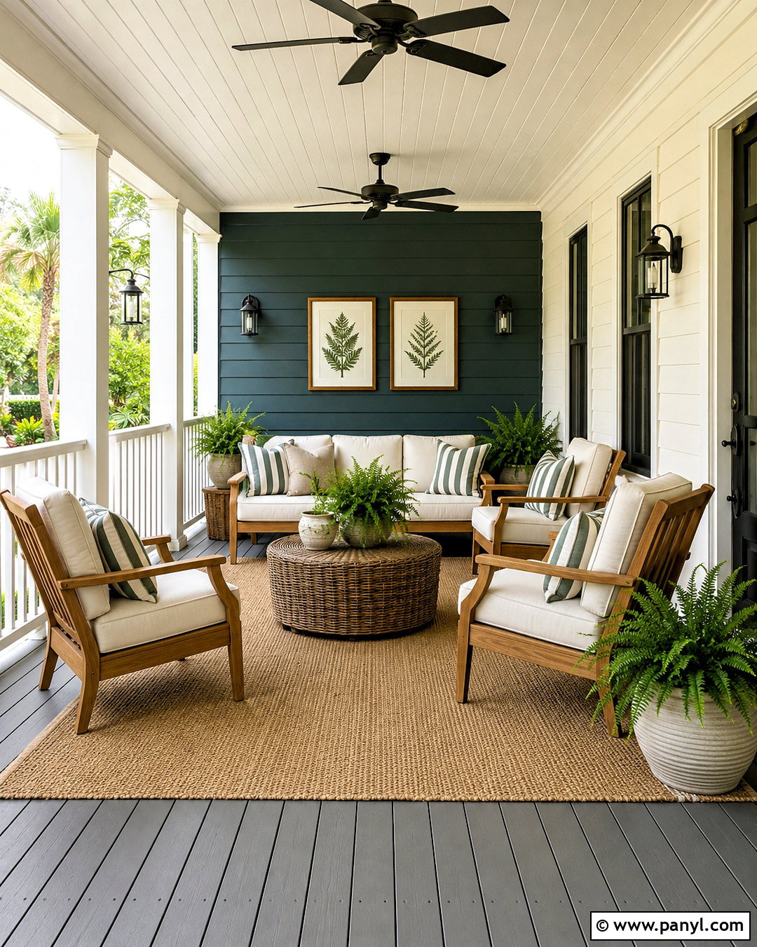 Newburg Green Covered Porch - 20 newburg green benjamin moore ideas