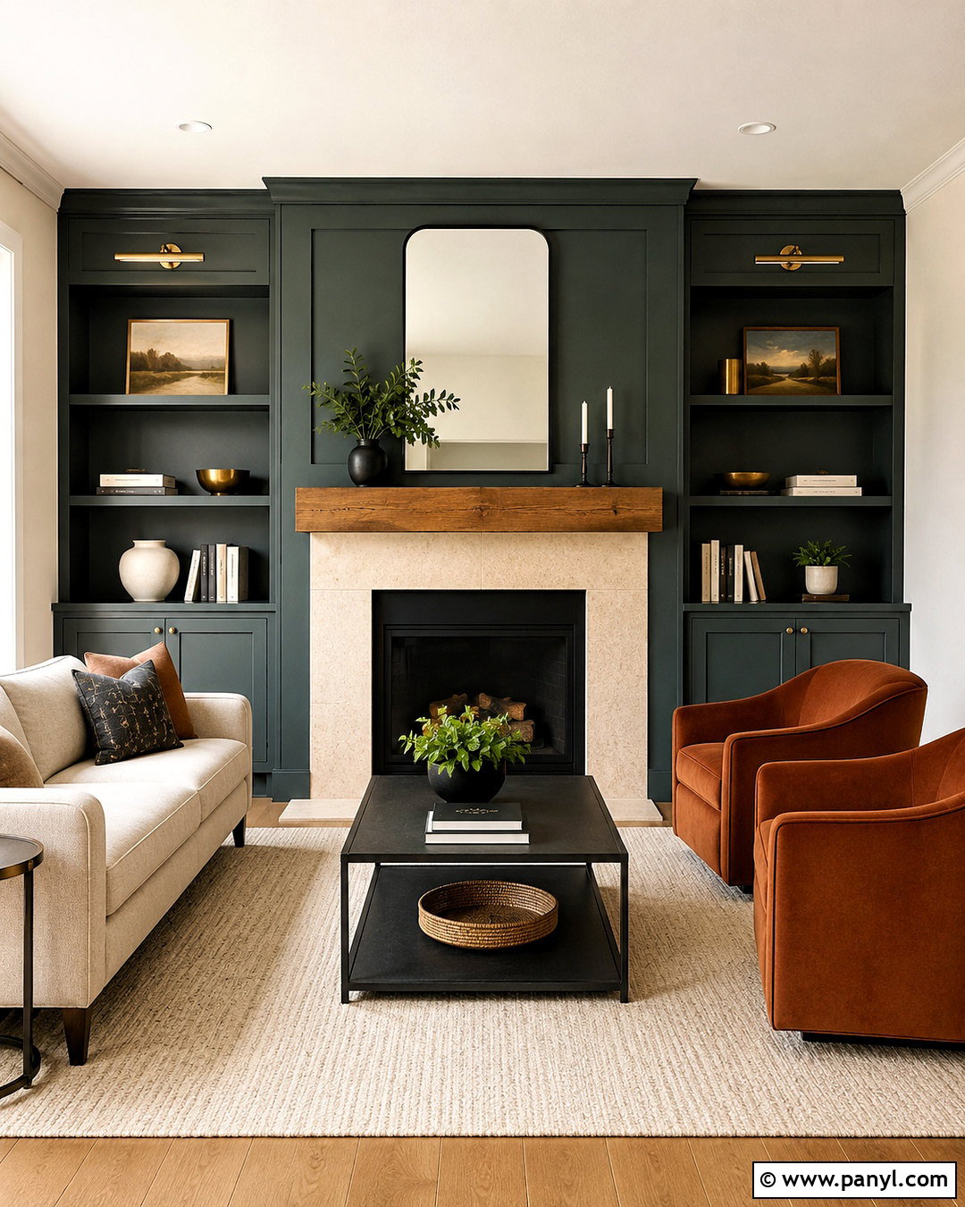 Newburg Green Fireplace Wall - 20 newburg green benjamin moore ideas