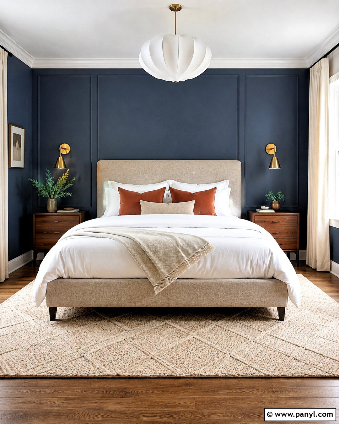 Newburyport Blue Bedroom Accent Wall - 20 newburyport blue benjamin moore ideas