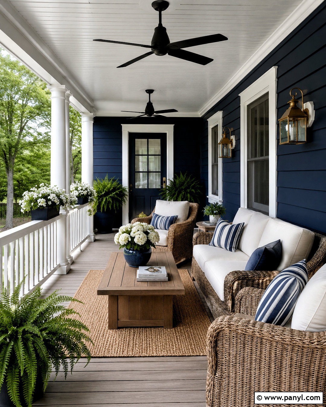 Newburyport Blue Covered Porch - 20 newburyport blue benjamin moore ideas