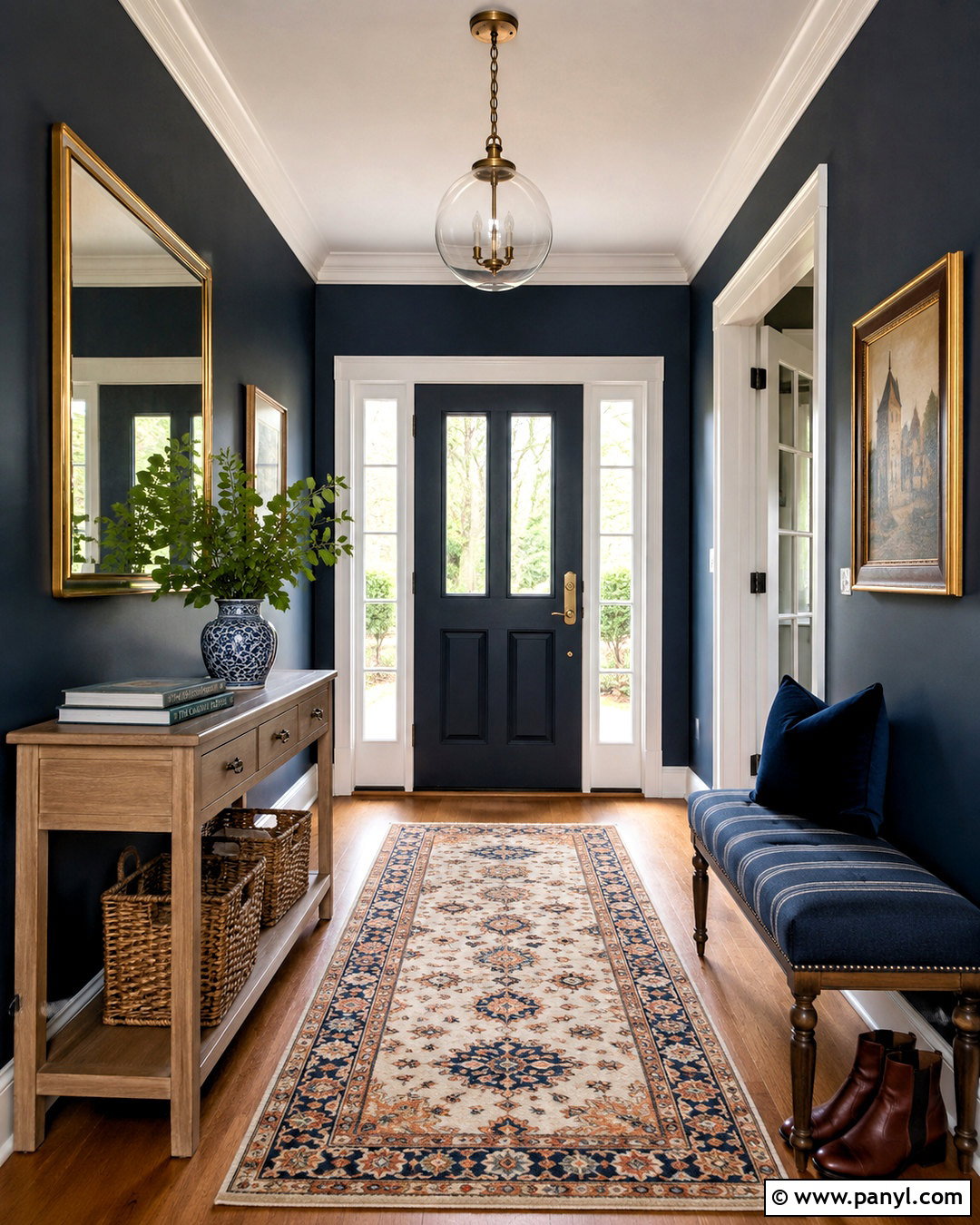 Newburyport Blue Entryway - 20 newburyport blue benjamin moore ideas